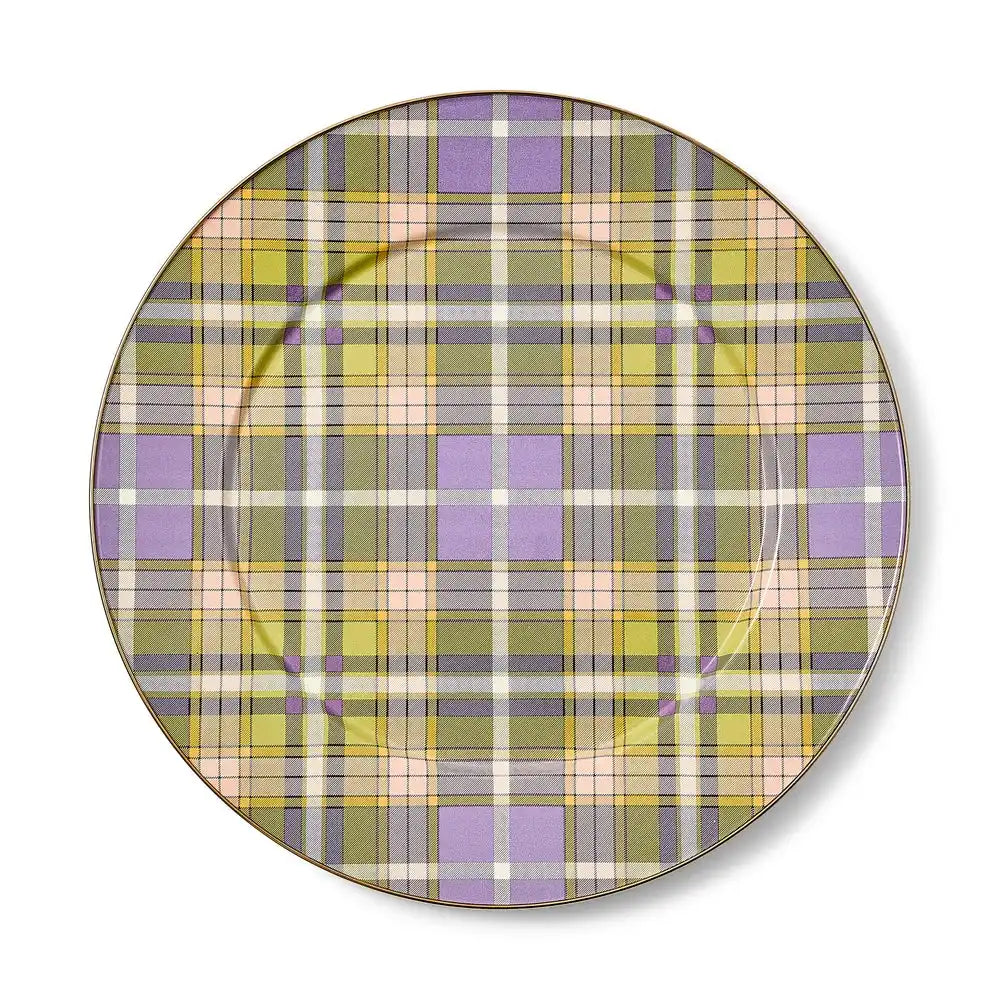 Tartan Violet Serving Platter