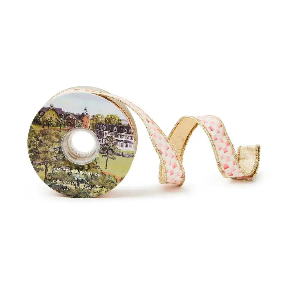 Rosy Check 1" Ribbon